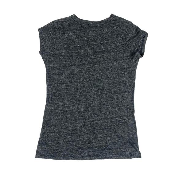 Gray Short Sleeve Fitted Graphic Tee - Picture 13 of 13